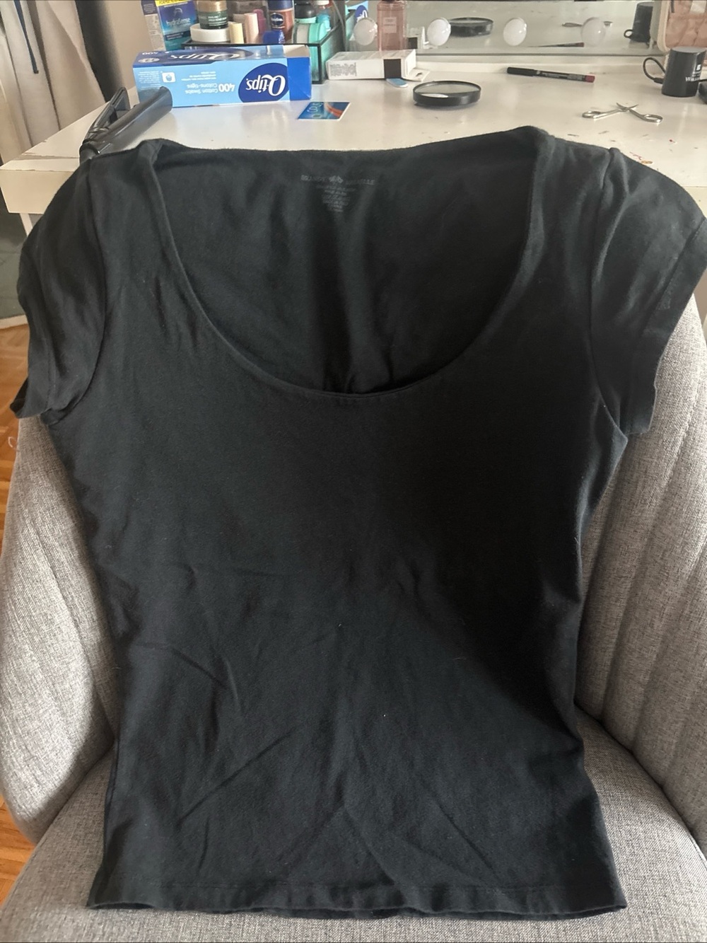 Brandy Melville Black Scoop Neck Tank Top